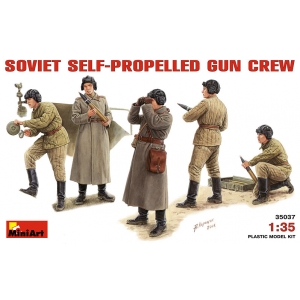 Soviet self-propelled gun crew