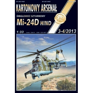 Mi-24D "Hind", polish + laser cut frames
