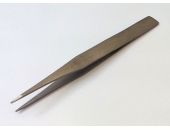 Straight nickel-plated tweezers, model HH, 120mm